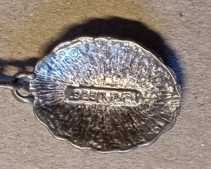 Sterling Silver Double Concho Dangle Earrings - image 4