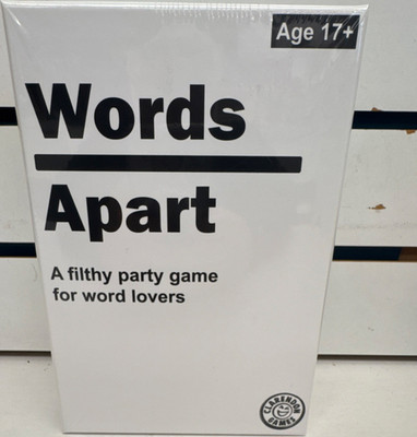 Clarendon Games Words Apart Filthy Word Party Team Game, 3+ Players, Age 17+