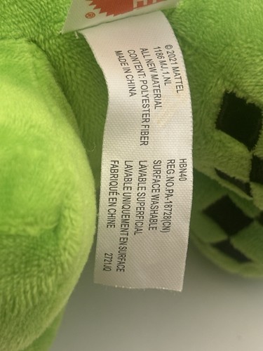 Peluche Minecraft Mattel Creeper 8" verde ottimo - Foto 7 di 10