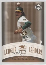 2005 Upper Deck Classics League Leaders 312/999 Dennis Eckersley #LL-DE HOF 0af