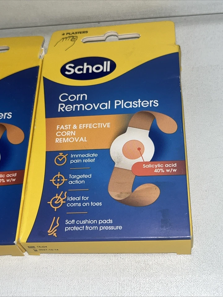 5 Packs Scholl Corn Removal Plasters For Feet, 4 Each Box - Image 3 of 4