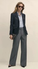 Brooks Brothers Women's Loro Piana Superfine Italian Wool Blazer Gold Buttons 18