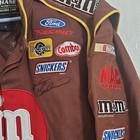 Chase Authentics M&M’s NASCAR Nextel Cup Brown Yellow Red Jacket Size L — photo 2