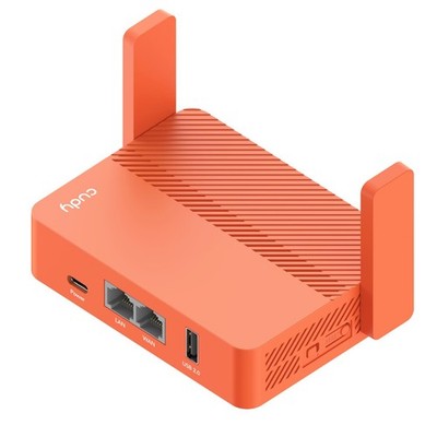 6971690793074 Cudy AC1200 WLAN-Router Schnelles Ethernet Orange CUDY