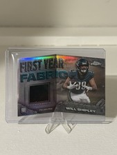 2024 Topps Chrome Will Shipley First Year Fabric Jersey RC #FYF-WS