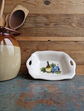 Mid Century Modern Nibbles Dish MCM. Grapes & Wine. Kitchen Decor. 1960's 1970's