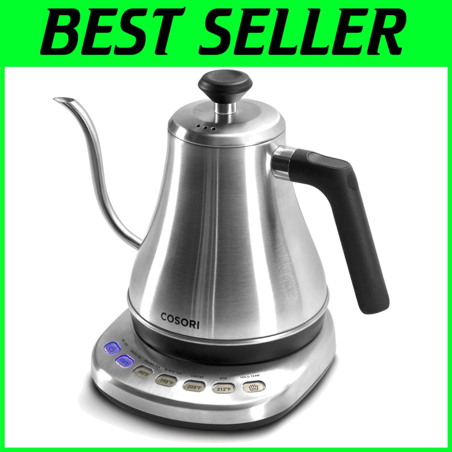 Stainless Steel Pour Over Coffee Maker, 0.8L Capacity