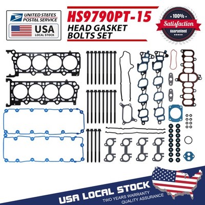 Fit For 00-05 Ford F150 E150/250 Expedition Excursion 5.4L Head Gasket Set Bolts