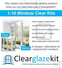1-10 FAILED Double Glazing Window Repair kit Clears trapped Condensation