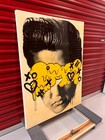 "Elvis" by Street Artist Drone Mixed Media on Canvas, Obey, Banksy 1 of 1 RARE! — photo 2