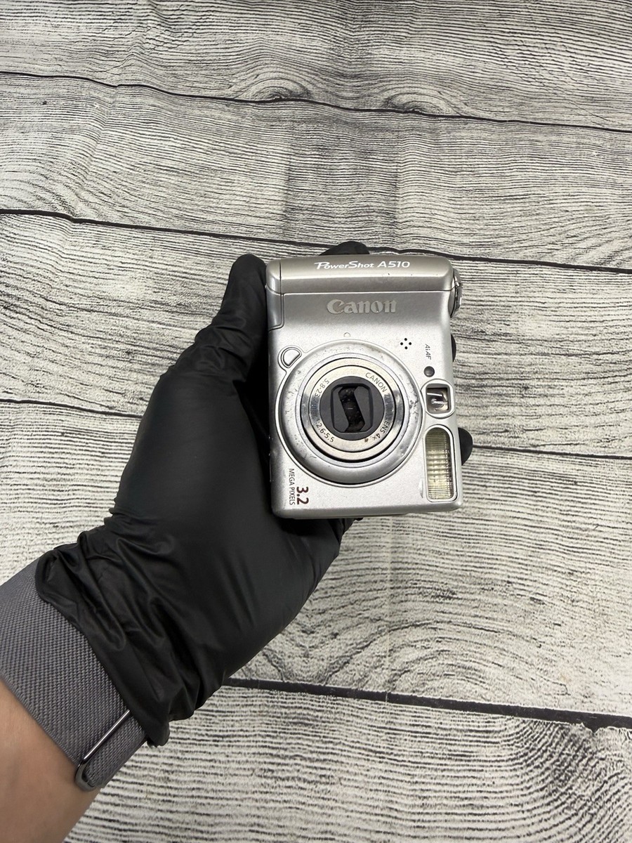 Canon PowerShot A510 3.2 Megapixel Digital Camera - For parts or