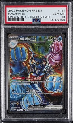2025 POKEMON PRE EN-PRISMATIC EVOLUTIONS #151 PALAFIN EX PSA 10 | eBay