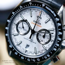 OMEGA Speedmaster Racing on Leather Strap Mint LNIB Complete with Box and Papers