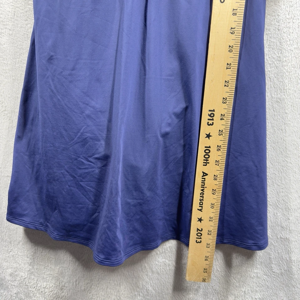 Lands' End Chlorine Resistant Tummy Control Surplice Wrap Swim Dress Size 14 NEW - Image 2 of 4