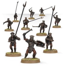 10x Uruk-hai Warriors Middle Earth Strategy Battle Game Lord of the Rings Hobbit