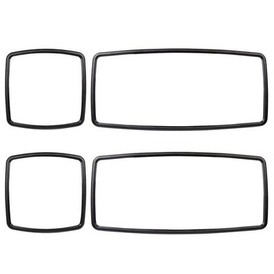 Tow Mirror 4pc Blk Truck Mirrors Fits Durastar 4300-8600 Prostar Main 3686123c91