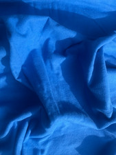 Blue Solid Cotton Flannel Fabric Sold by the Yard 44 Wide Soft Cozy
