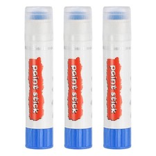 Solid Tempera Paints, 3 Pcs Washable Paint Sticks Paint Pens, Navy Blue