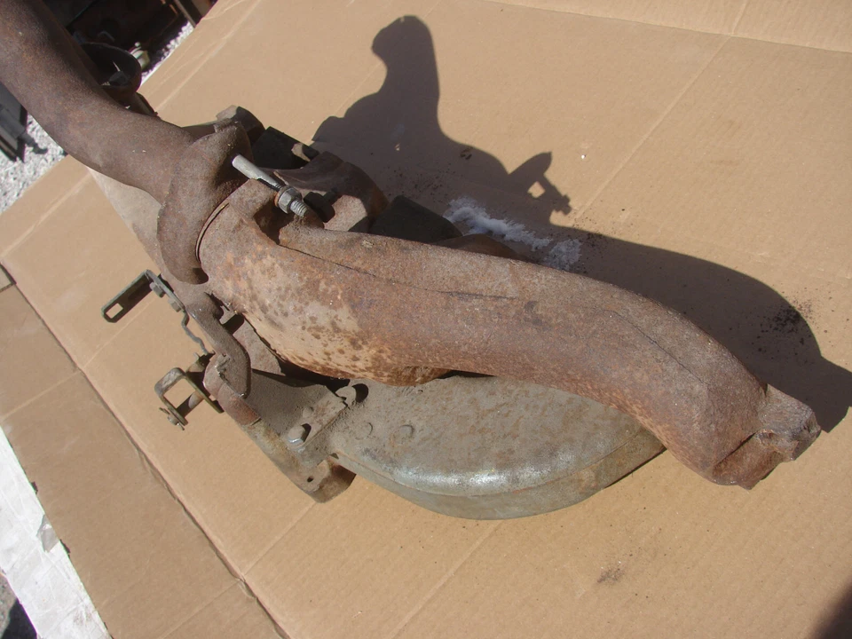 1966 1969 PONTIAC OHC 6 4 BL INTAKE EXHAUST MANIFOLD LEMANS FIREBIRD TEMPEST 67 - Image 4 of 4