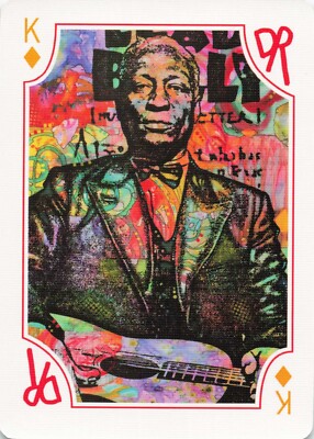 Singer Lead Belly Artist Dean Russo Single Swap Wide Card Unused King Diamonds