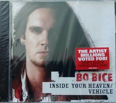 Bo Bice, Inside Your Heaven / Vehicle (Single) (CD) New and Sealed 