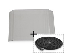 Sichtscheibe für Wamsler Norden Kaminofen Ersatzteil Kaminscheibe