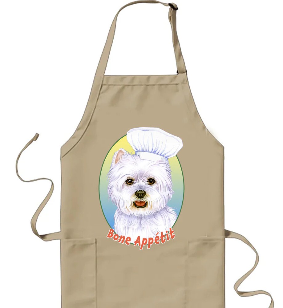 Westie Cooking Apron for Dog Lovers