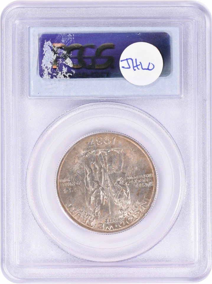1937 Boone Commemorative Half MS66 PCGS (CAC) - Image 2 of 2