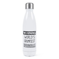 Warnung World's Grumpiest Environmentalist Doppelwand Wasserflasche Toll Best