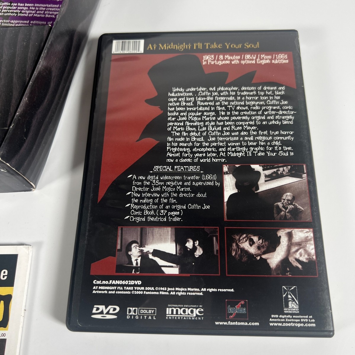 The Coffin Joe Trilogy with Comic (DVD, Limited Edition Boxed Set