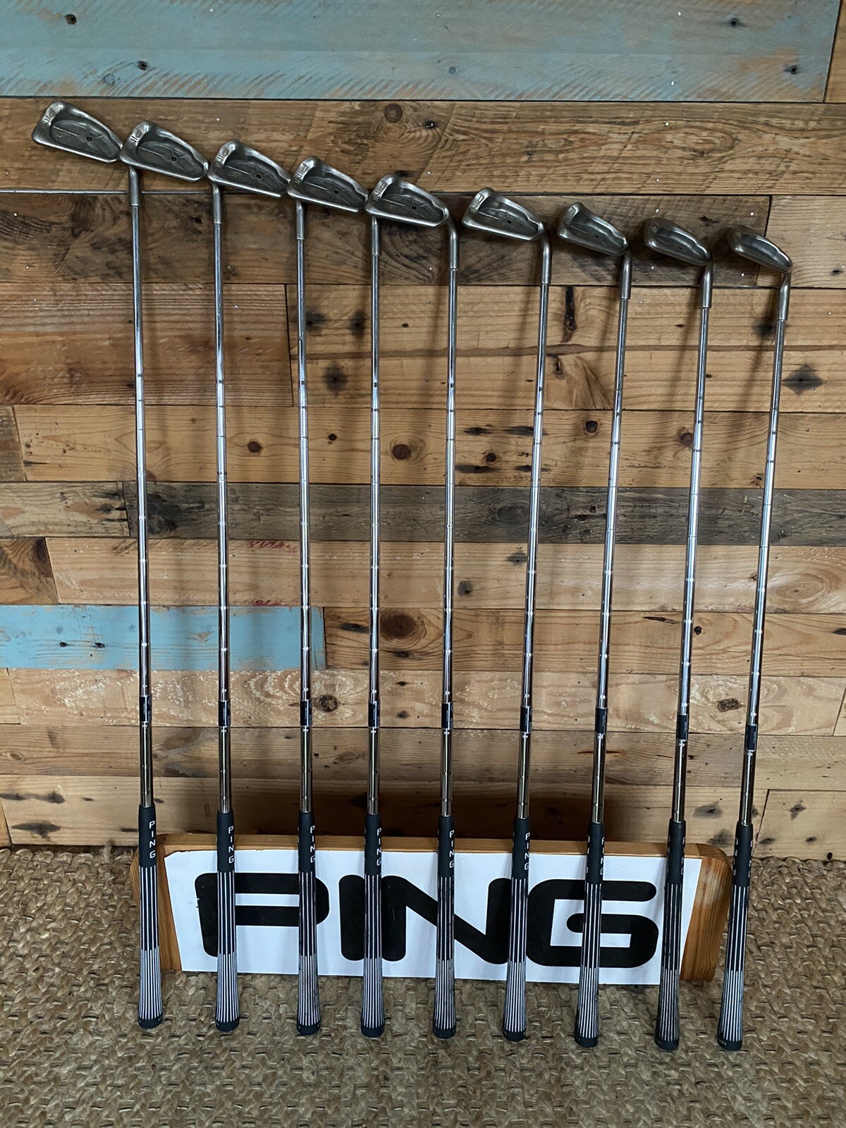 Ping ISI BeNi Beryllium Golf Clubs Irons 3SW ZZ65 Cushin Shafts Black