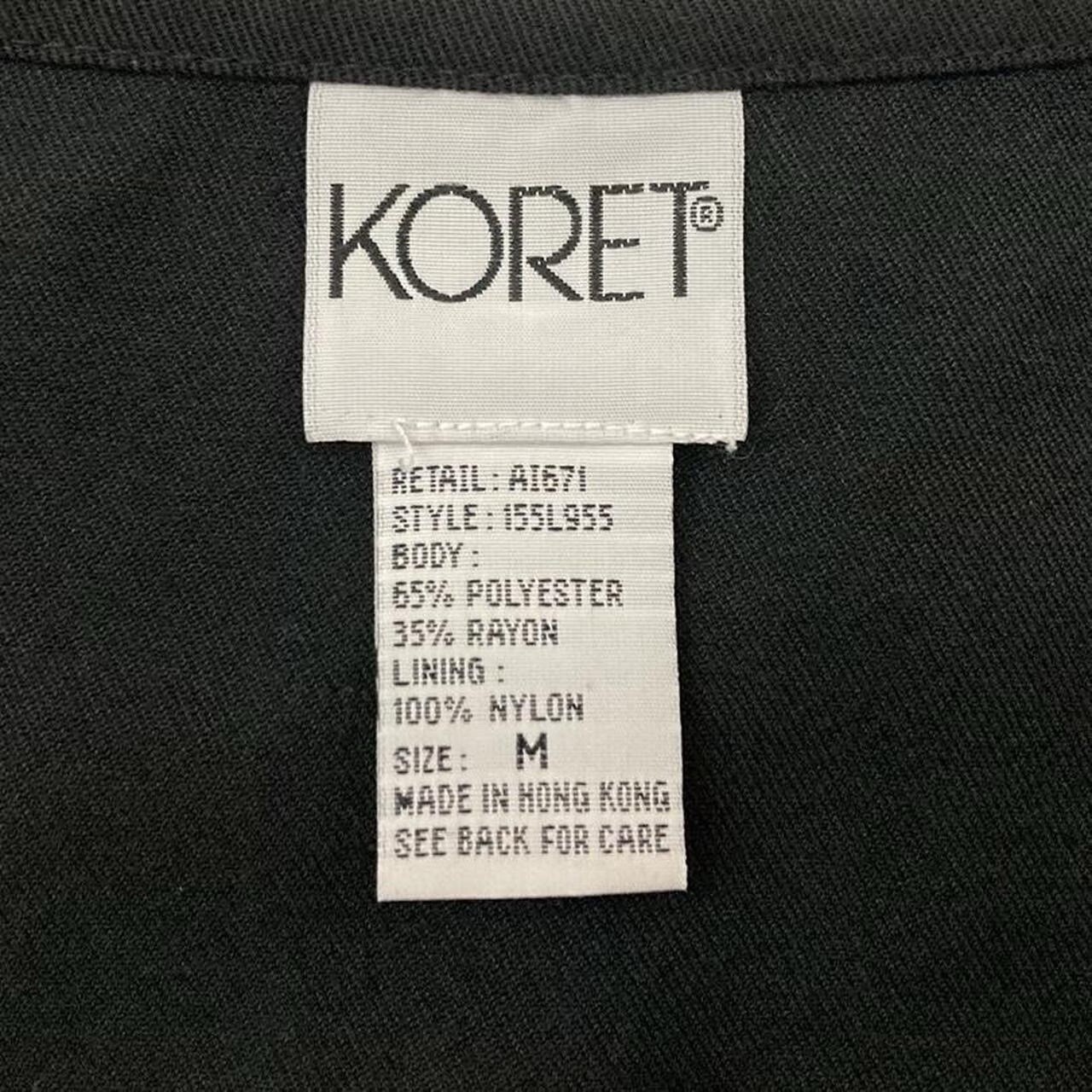 VTG 90s Koret Christmas Patchwork Button Up Strap… - image 5