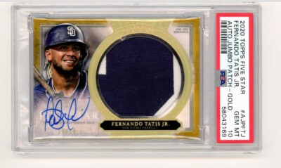 2020 Topps Five Star Fernando Tatis JR Auto Jumbo Patch 10