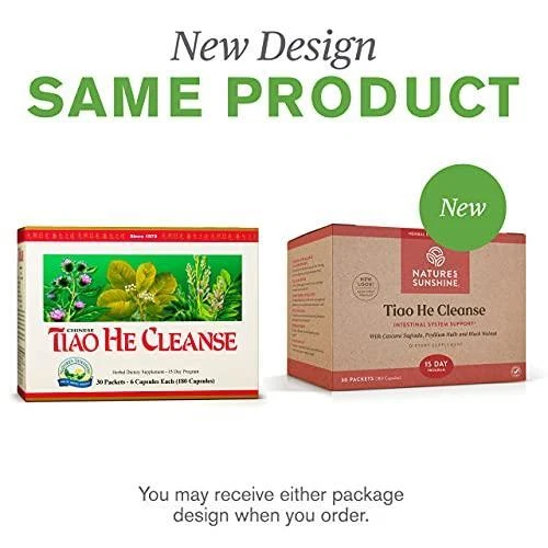 Nature's Sunshine Tiao He Limpieza a Hierbas Limpieza y Desintoxicación del Colon y el Hígado Foto 2 de 4