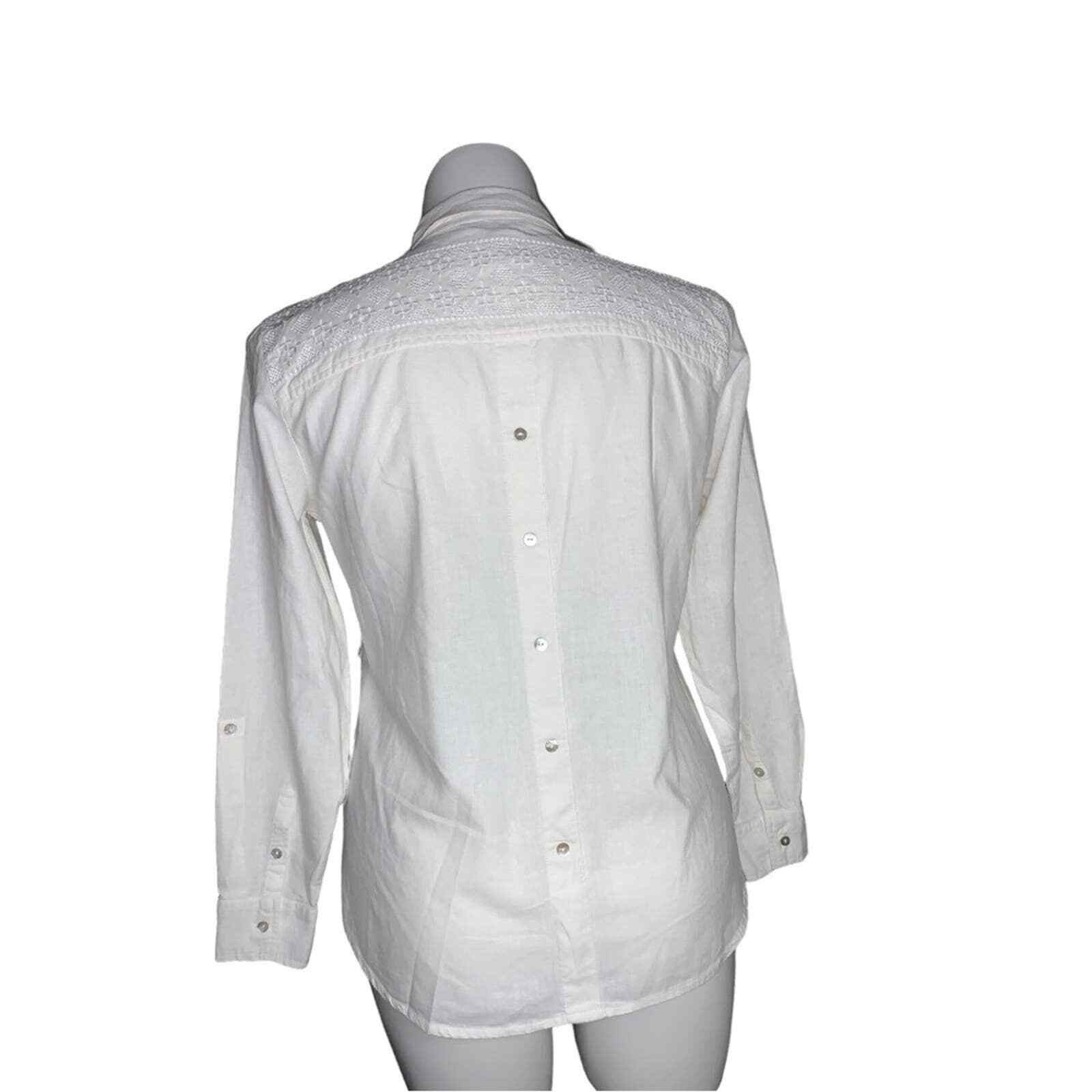Multiples Button-Down Shirt, Size L - image 8
