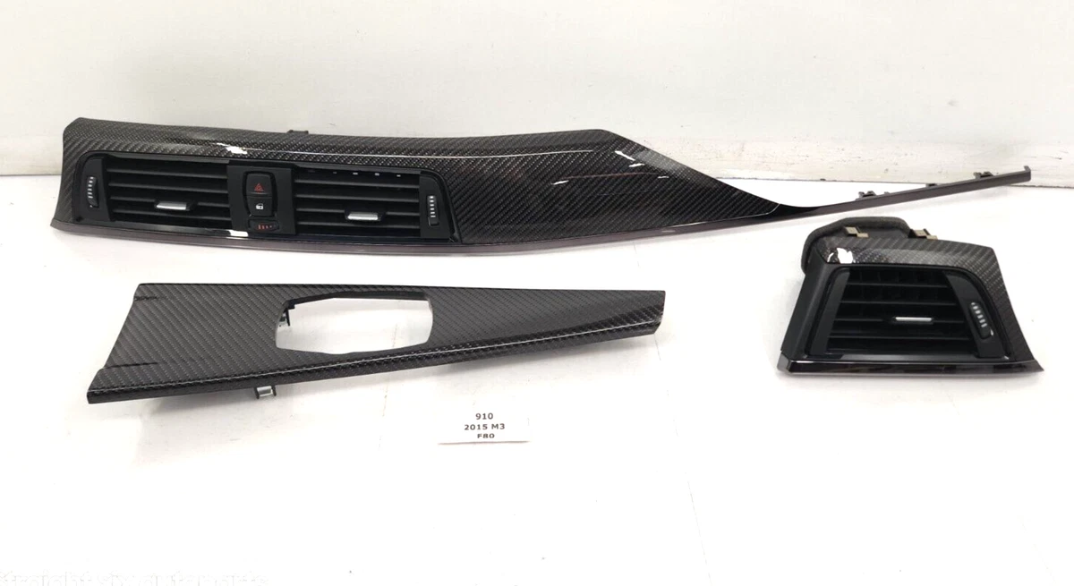 ✓ 15-20 OEM BMW F80 M3 F82 M4 Carbon Fiber Interior Trim Console  