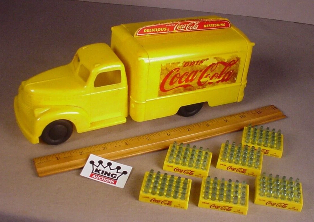 1950 s Marx Coca Cola Delivery Truck 11