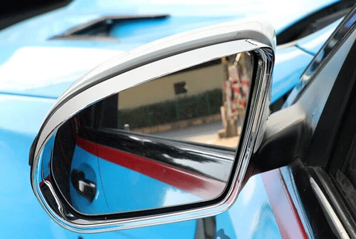 Espejo retrovisor cromado ABS marco de cejas de lluvia moldura para Mercedes-Benz GLC 2016-21 - Imagen 7 de 7
