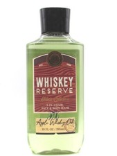 BATH  BODY WORKS WHISKEY RESERVE 3-IN-1 HAIR FACE BODY WASH FOR MEN