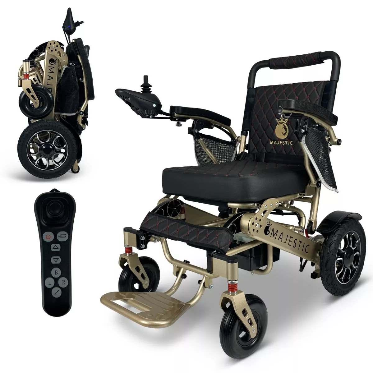 2022 Model Fold Travel 19 Electric Wheelchair Lightweight Portable Aid