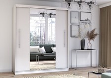 Schwebetürenschrank Schrank Kleiderschrank mit Spiegel TORINO I 203 cm