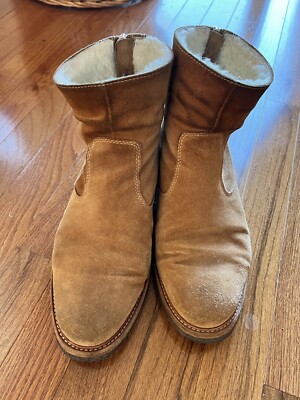 WANT Les Essential Mens/Womens Suede Leather Boots Size 39  display picture 1