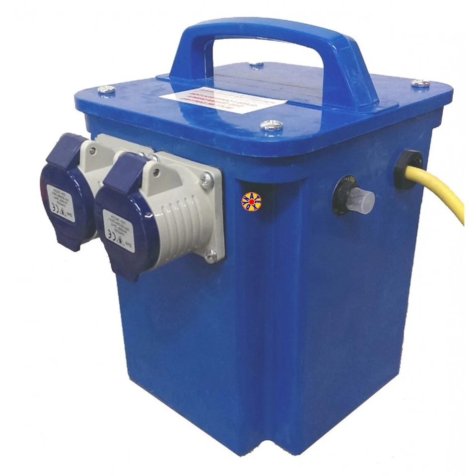 3.3 KVA Site Transformer Step Up 2 x 16A 240V Socket 110 to 240 Volt DYNATEX - Image 4 of 4