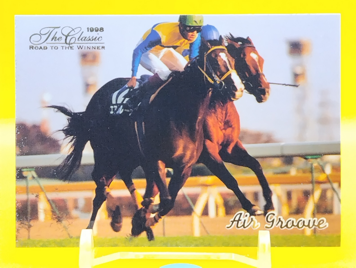 Air Groove/Thoroughbred Horse Racing Card Vintage TCG BANDAI