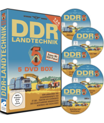 DDR Landtechnik Box [5-DVD-Box]  (NEU & OVP)