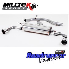 Milltek SSXVW113 Golf GTI MK6 Scarico Cat Posteriore Non Risuonante DUAL GT100 TAILS