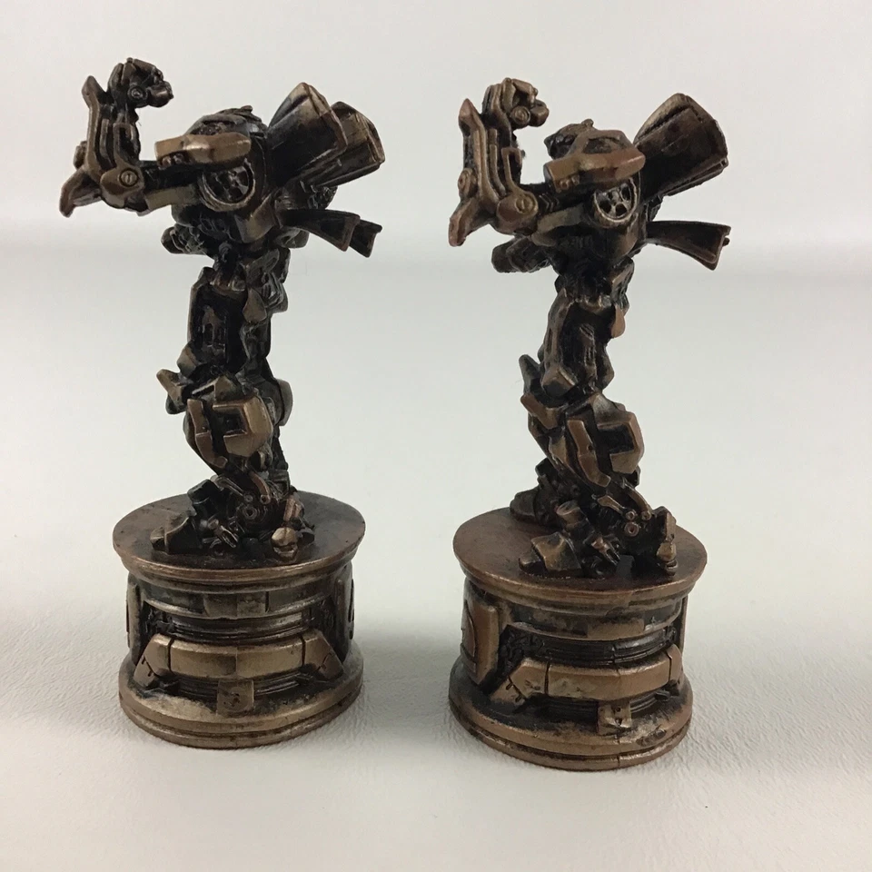 Transformers Chess Set Knight Replacement Game Pieces Gold Autobot 2006 Hasbro - Image 2 of 4