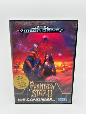 SEGA Mega Drive Phantasy Star II 2 OVP + Anleitung, Sammlerzustand!  VERSAND 