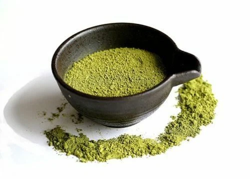 Polvo de té verde Matcha 100 % puro cultivado orgánicamente japonés no transgénico vegano Japón Foto 2 de 4