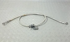 ♻️ Honda SLR 650 1996 - 2001 Front Brake Line Hose Braided Silver ♻️